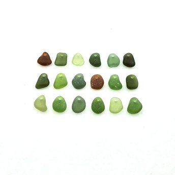 small sea glass charms