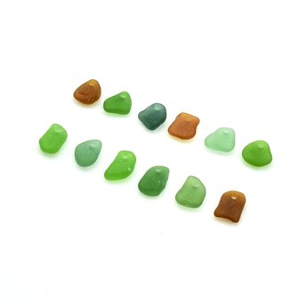 small sea glass charms