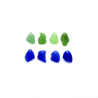 green and cobalt blue