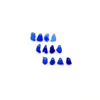 very tiny sea glass charms