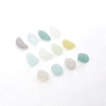 sea glass pendants and charms